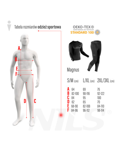 THERMOAKTIVE HOSE SCHWARZ FÜR MÄNNER 2XL/3XL MAGNUS NILS