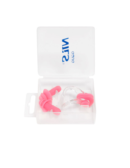 ROSA SCHWIMM-SET SILIKON OHRSTÖPSEL UND NASENKLAMMER NILS AQUA