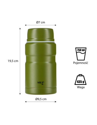 THERMOBECHER SET 750ML NILS CAMP