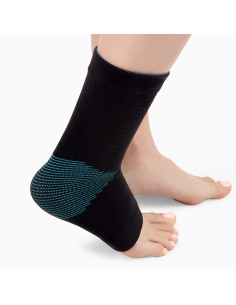 TÜRKISFARBIG-SCHWARZ GRÖßE XL KNÖCHELBANDAGE HMS 2