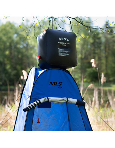 BLAU UMKLEIDEZELT NILS CAMP
