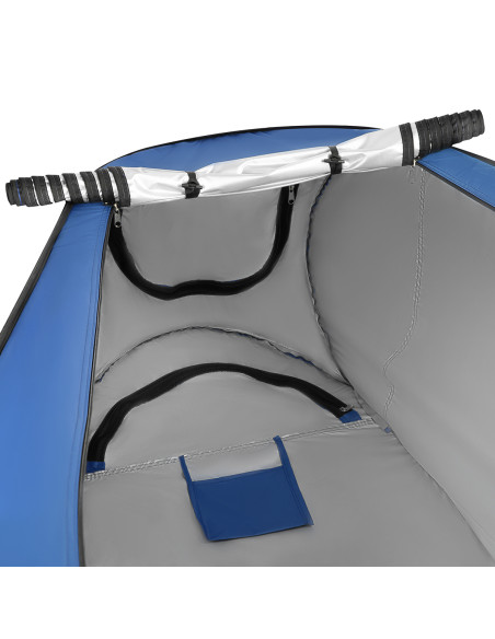 BLAU UMKLEIDEZELT NILS CAMP