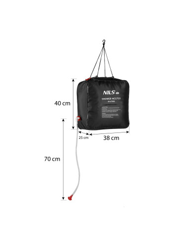 TRAGBARER DUSCHSACK 40L NILS CAMP