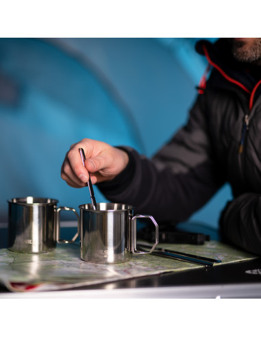 SET MIT BECHERN AUS ROSTFREIEM STAHL NILS CAMP