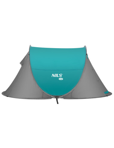 CAMPINGZELT SELBSTAUFBAUEND TÜRKISFARBIG NILS CAMP