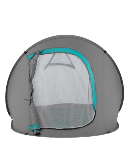 CAMPINGZELT SELBSTAUFBAUEND TÜRKISFARBIG NILS CAMP