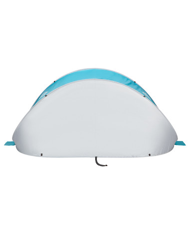 STRANDZELT SELBSTAUFBAUEND TÜRKISFARBIG-GRAU BODEN NILS CAMP