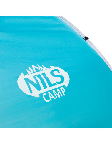 STRANDZELT SELBSTAUFBAUEND TÜRKISFARBIG-GRAU BODEN NILS CAMP