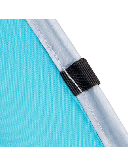 STRANDZELT SELBSTAUFBAUEND TÜRKISFARBIG-GRAU BODEN NILS CAMP