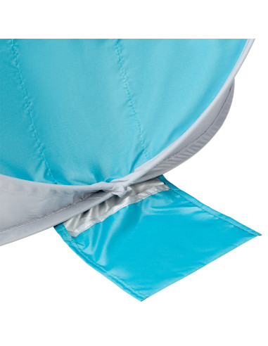 STRANDZELT SELBSTAUFBAUEND TÜRKISFARBIG-GRAU BODEN NILS CAMP