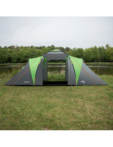 CAMPINGZELT GRÜN-GRAU HIGHLAND IV NILS CAMP