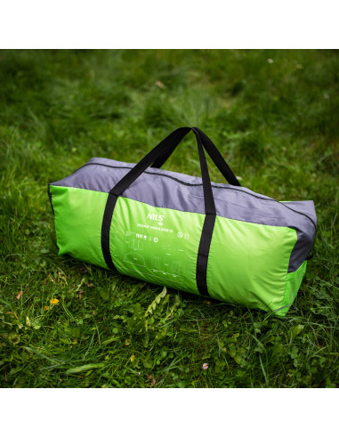 CAMPINGZELT GRÜN-GRAU HIGHLAND IV NILS CAMP