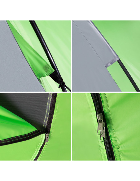 CAMPINGZELT GRÜN-GRAU HIGHLAND IV NILS CAMP