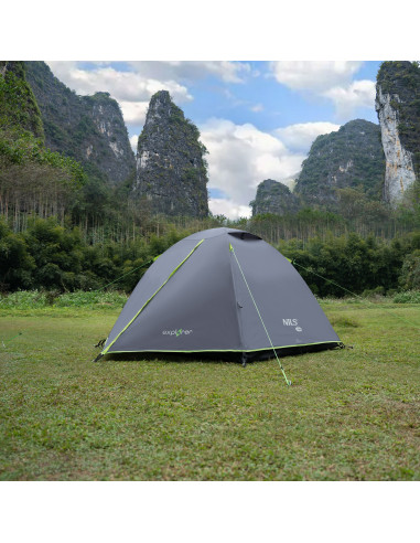 CAMPINGZELT GRAU EXPLORER NILS CAMP