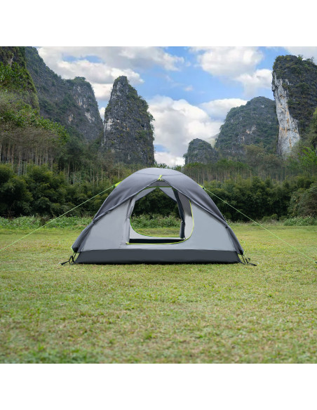 CAMPINGZELT GRAU EXPLORER NILS CAMP