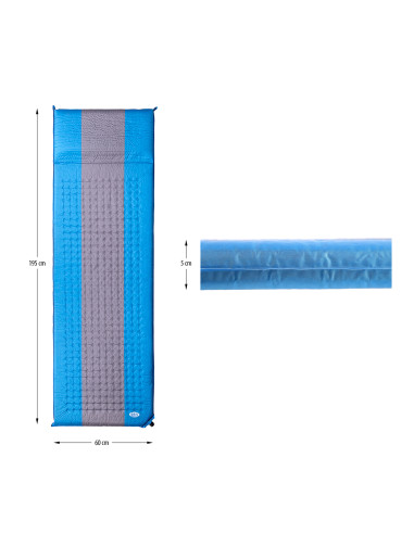 BLAU-GRAU SELBSTAUFBLASENDE MATTE NILS CAMP