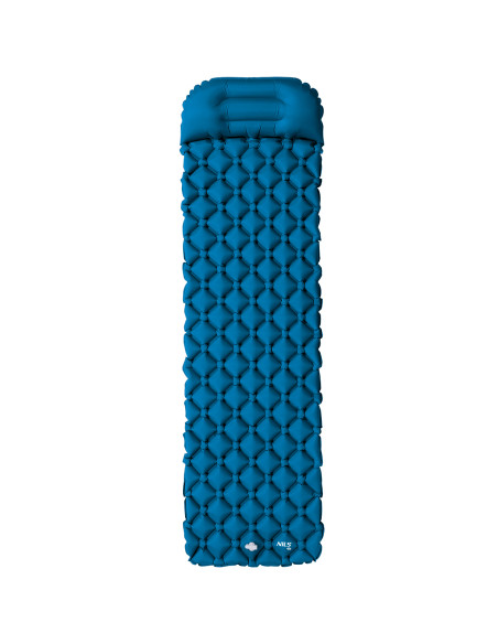 TÜRKISFARBIG TOURISTISCHE MATTE MIT DER LUFTPUMPE NILS CAMP