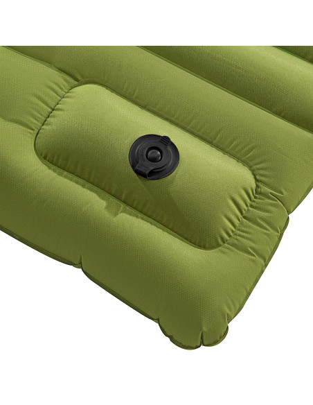 GRÜN MATTE MIT EINGEBAUTER LUFTPUMPE 9CM NILS CAMP