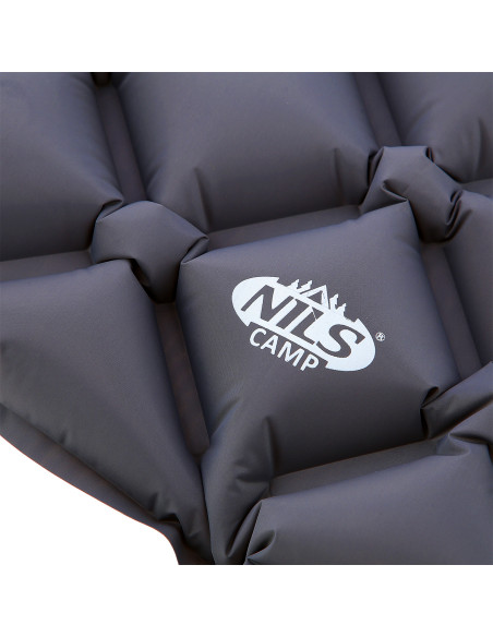 GRAU TOURISTISCHE MATTE MIT DER LUFTPUMPE NILS CAMP