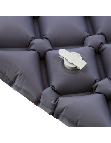 GRAU TOURISTISCHE MATTE MIT DER LUFTPUMPE NILS CAMP