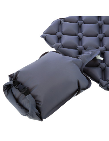 GRAU TOURISTISCHE MATTE MIT DER LUFTPUMPE NILS CAMP