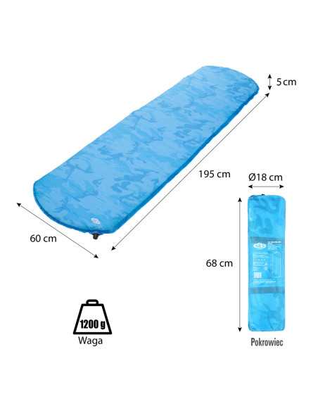 BLAU SELBSTAUFBLASENDE MATTE NILS CAMP