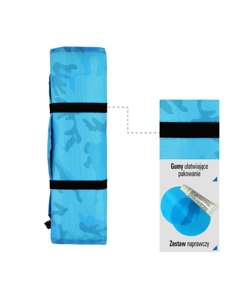 BLAU SELBSTAUFBLASENDE MATTE NILS CAMP