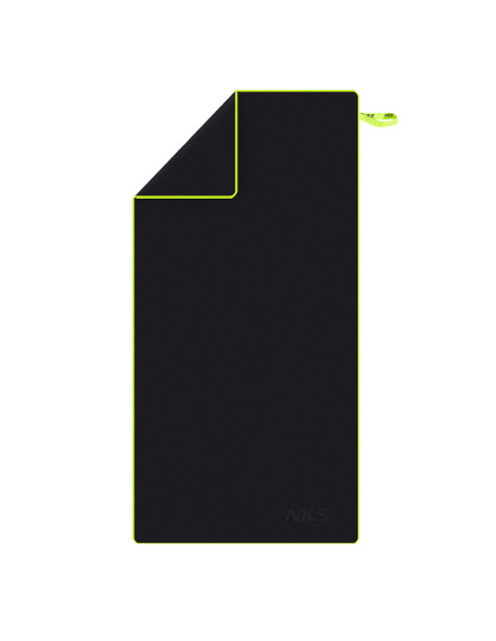 SCHWARZ MIKROFASERHANDTUCH 140x70 cm NILS CAMP