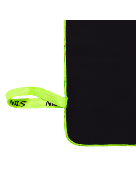 SCHWARZ MIKROFASERHANDTUCH 140x70 cm NILS CAMP