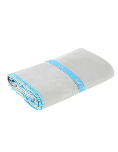 GRAU MIKROFASERHANDTUCH 200X90 cm NILS CAMP