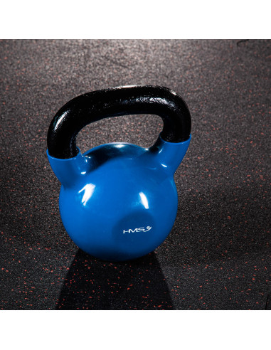BLUE KETTLEBELL AUS GUSSEISEN MIT VINYLBESCHICHTUNG HMS