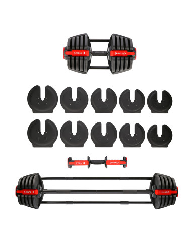 PRO SET 3-IN-1 SET MIT GEWICHTEN 40KG HMS