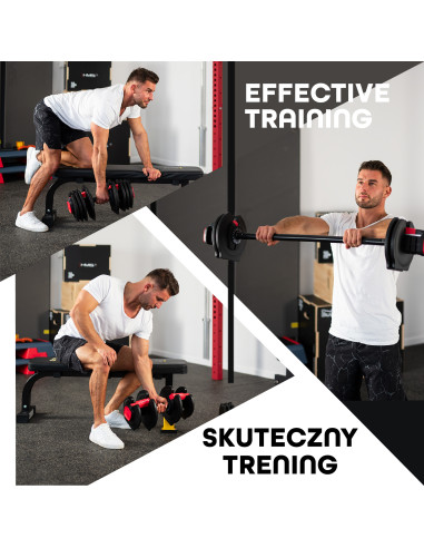 PRO SET 3-IN-1 SET MIT GEWICHTEN 40KG HMS