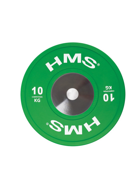 PROFI SET (8 STK. - 10,15,20,25) SET MIT OLYMPISCHEN BUMPER-HANTELSCHEIBEN HMS