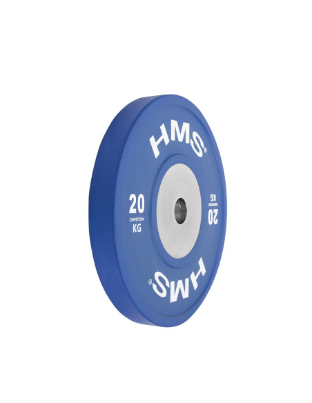 PROFI SET (8 STK. - 10,15,20,25) SET MIT OLYMPISCHEN BUMPER-HANTELSCHEIBEN HMS