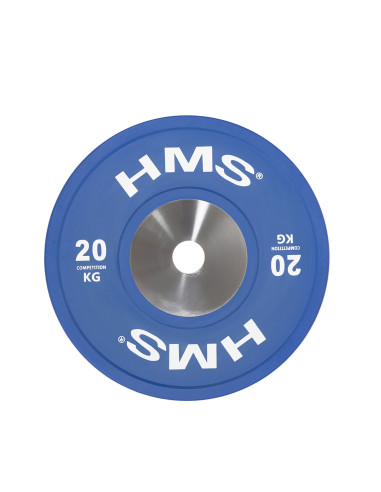 PROFI SET (8 STK. - 10,15,20,25) SET MIT OLYMPISCHEN BUMPER-HANTELSCHEIBEN HMS