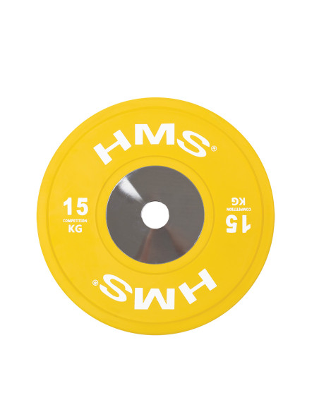 PROFI SET (8 STK. - 10,15,20,25) SET MIT OLYMPISCHEN BUMPER-HANTELSCHEIBEN HMS