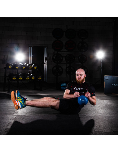 BLUE KETTLEBELL AUS GUSSEISEN MIT VINYLBESCHICHTUNG HMS