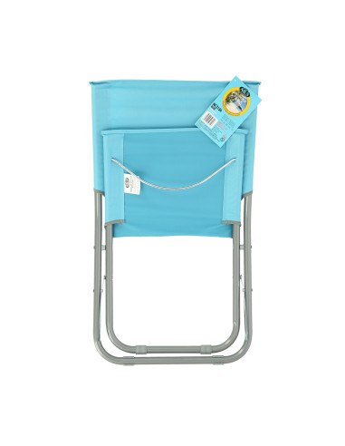BLAU STRANDSTUHL MIT KISSEN NILS CAMP