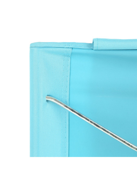 BLAU STRANDSTUHL MIT KISSEN NILS CAMP