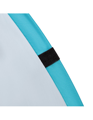 STRANDZELT SELBSTAUFBAUEND GRAU-TÜRKISFARBIG BODEN NILS CAMP