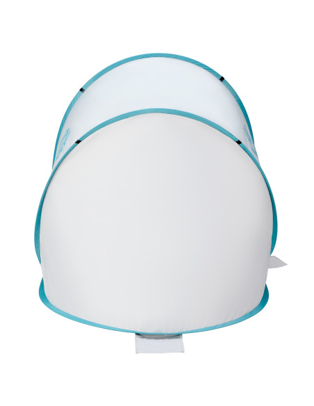 STRANDZELT SELBSTAUFBAUEND GRAU-TÜRKISFARBIG BODEN NILS CAMP