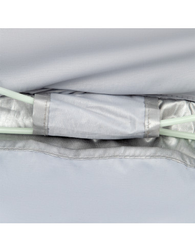 STRANDZELT SELBSTAUFBAUEND GRAU-TÜRKISFARBIG BODEN NILS CAMP