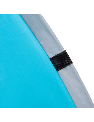 STRANDZELT SELBSTAUFBAUEND BLAU-GRAU BODEN NILS CAMP