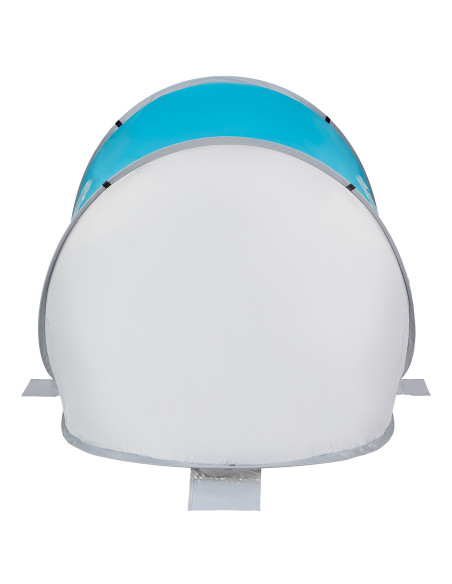 STRANDZELT SELBSTAUFBAUEND BLAU-GRAU BODEN NILS CAMP