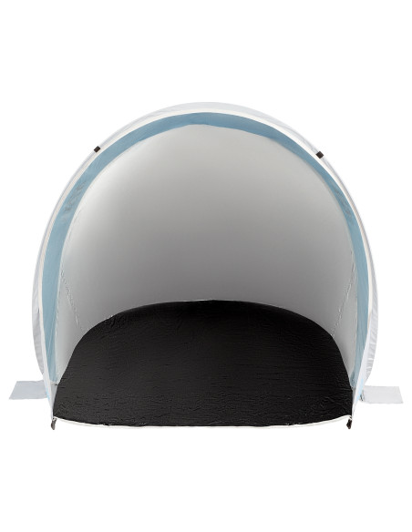 STRANDZELT SELBSTAUFBAUEND BLAU-GRAU BODEN NILS CAMP