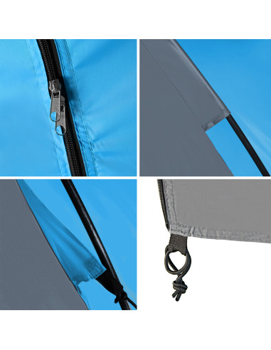 CAMPINGZELT BLAU-GRAU HIGHLAND IV NILS CAMP