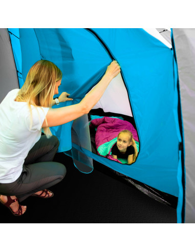 CAMPINGZELT BLAU-GRAU HIGHLAND IV NILS CAMP