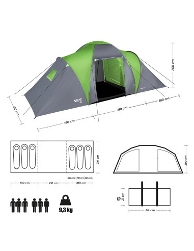 CAMPINGZELT HIGHLAND NILS CAMP