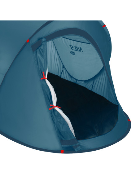 CAMPINGZELT SELBSTAUFBAUEND BLAU NILS CAMP